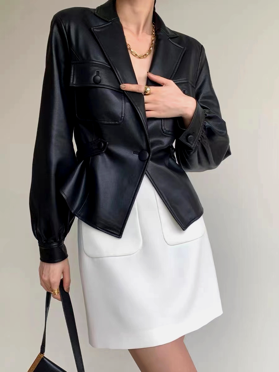 | Belted fuskläder Jacka