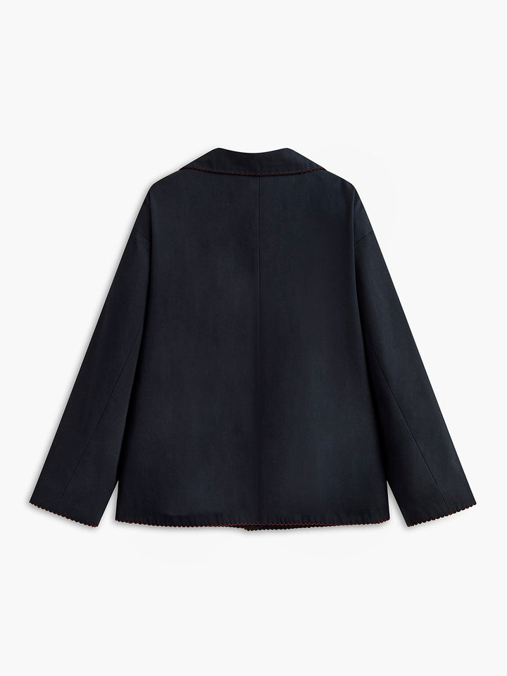 | Broderad Lapel Jacka