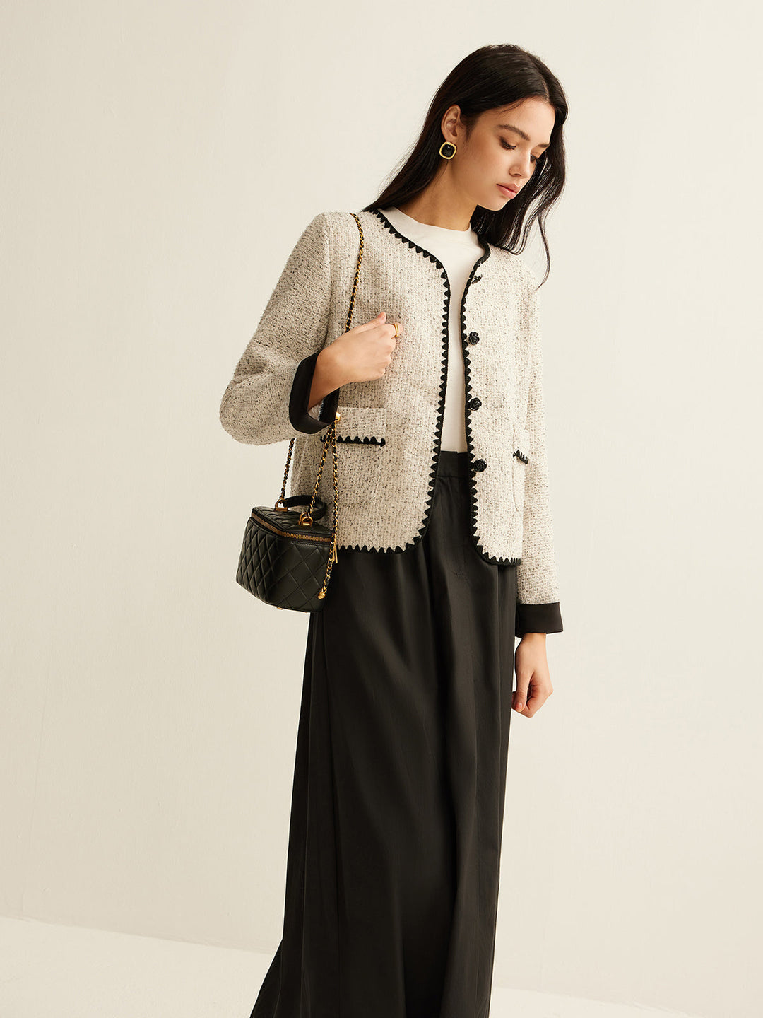 | Trim Tweed Kort Jacka