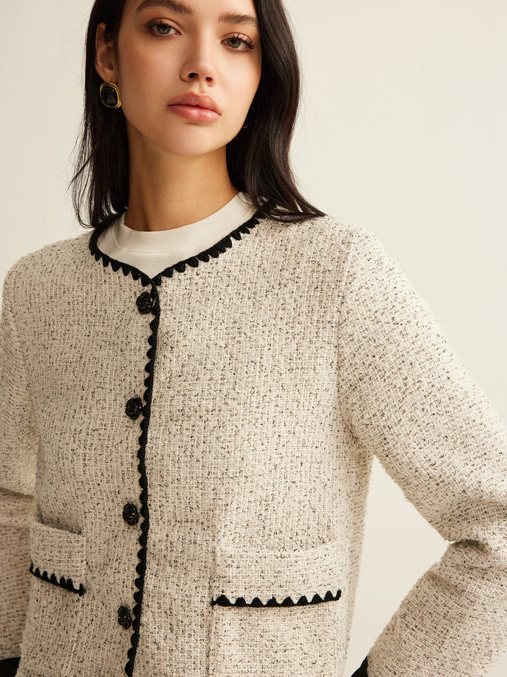 | Trim Tweed Kort Jacka