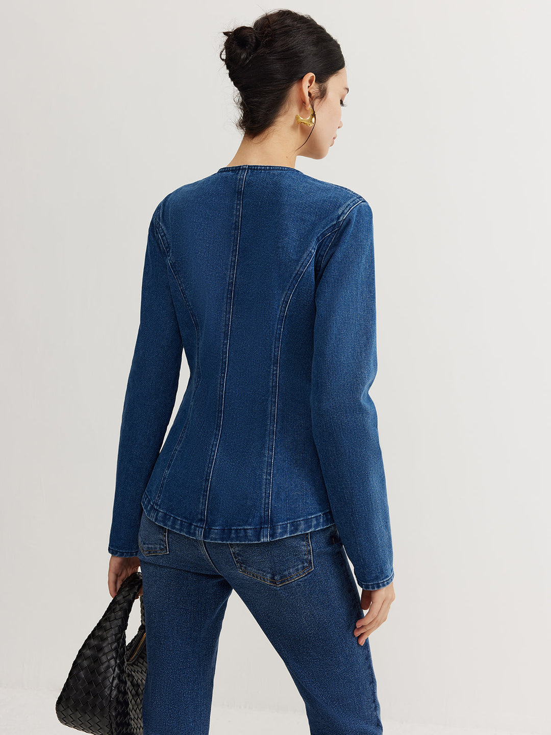 | Ner Denim Slim Jacka