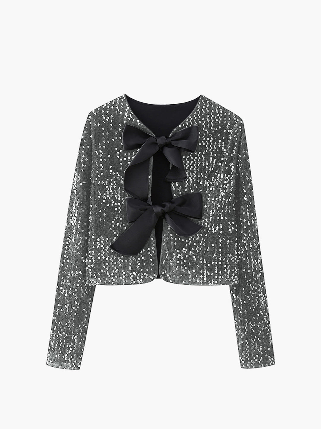 Sammet Bow Decor Jacka