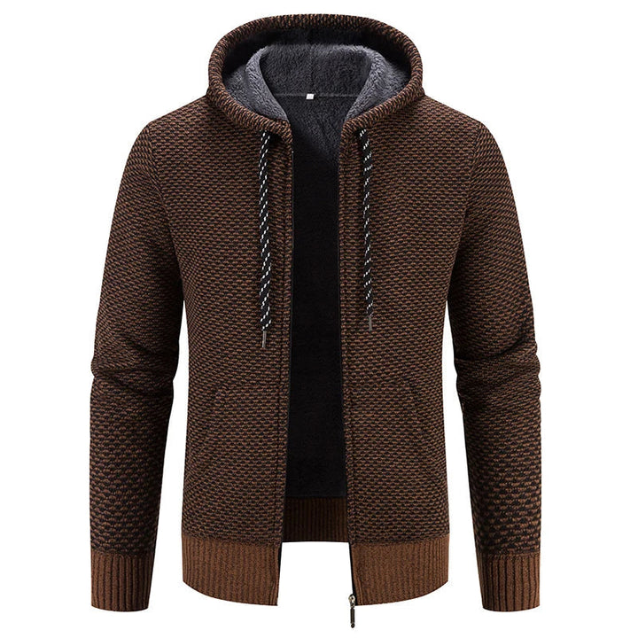 Ledig Höst Luvtröja Cardigan för Herr