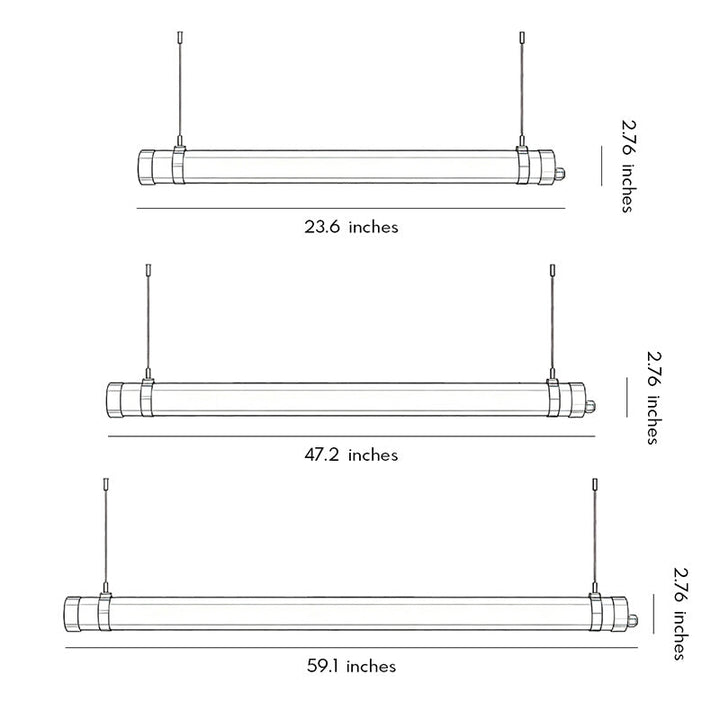 Rund Linjär Pendellampa LED Metall Integrerat Ram Taklampa