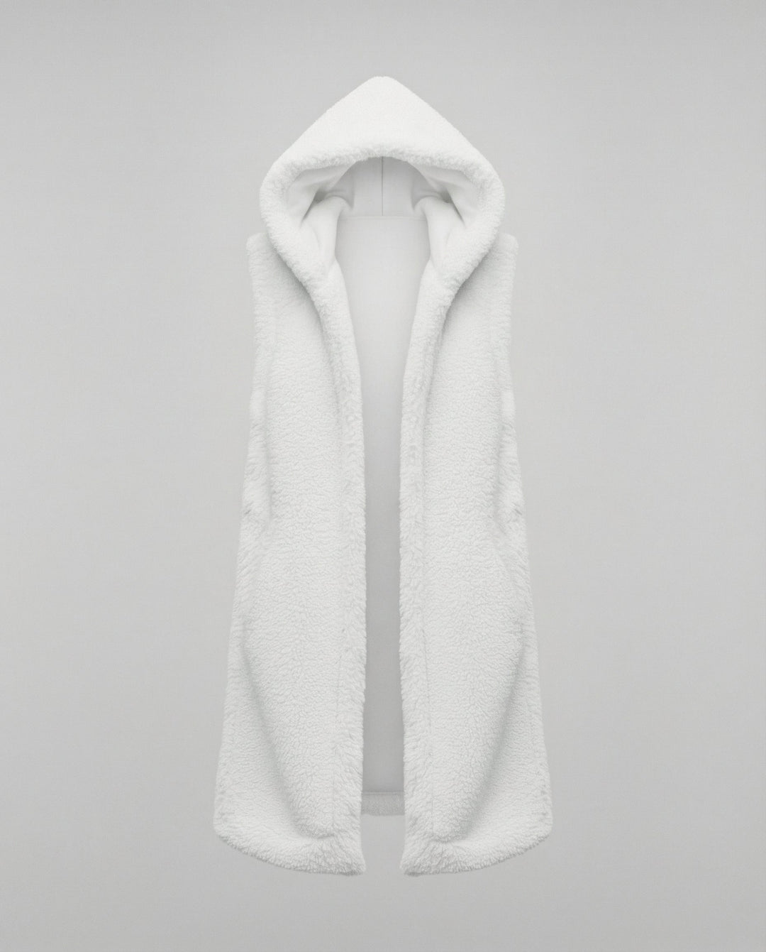 Cozy lambswool imitation väst dam
