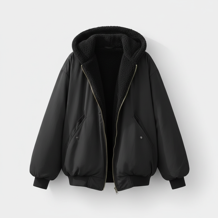 Oversize vinterjacka komfort