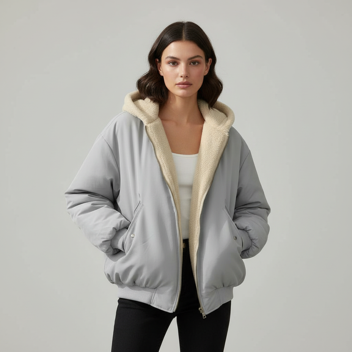 Oversize vinterjacka komfort