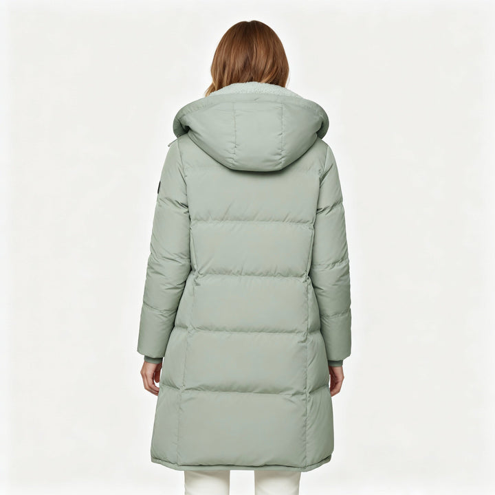 Luxurious Isolerad Jacka Dam Comfort Varm Jacka Bomull