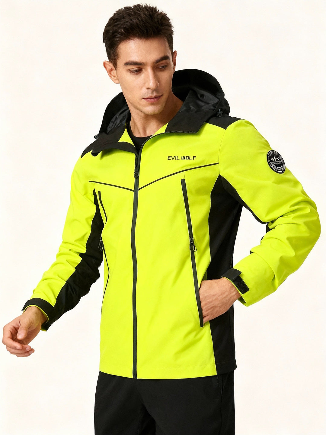 | utomhusjacka med Reflekterande Design – vattentät &amp; Sporty