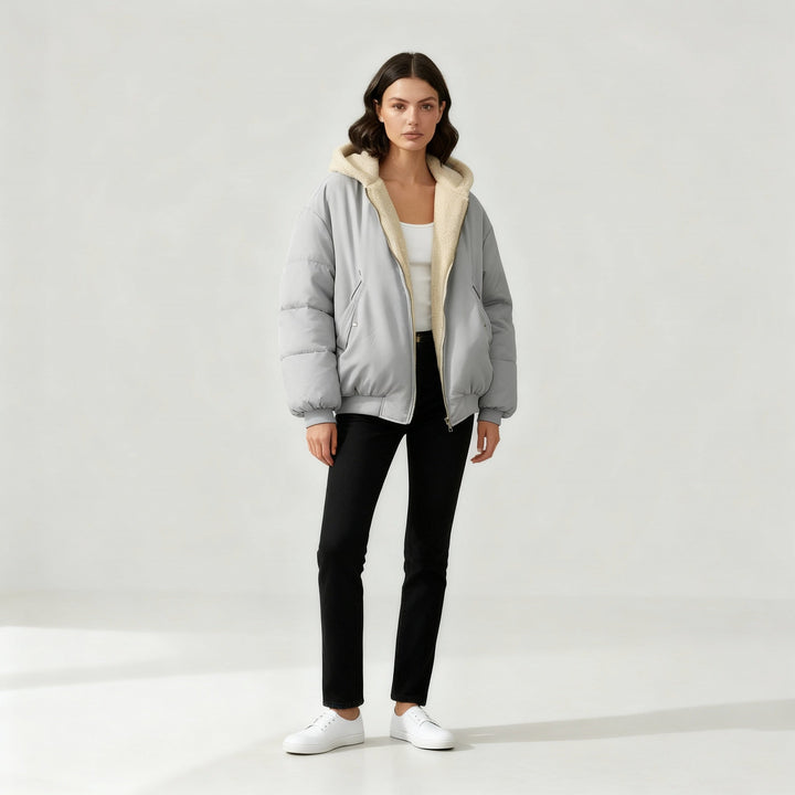 Oversize vinterjacka komfort