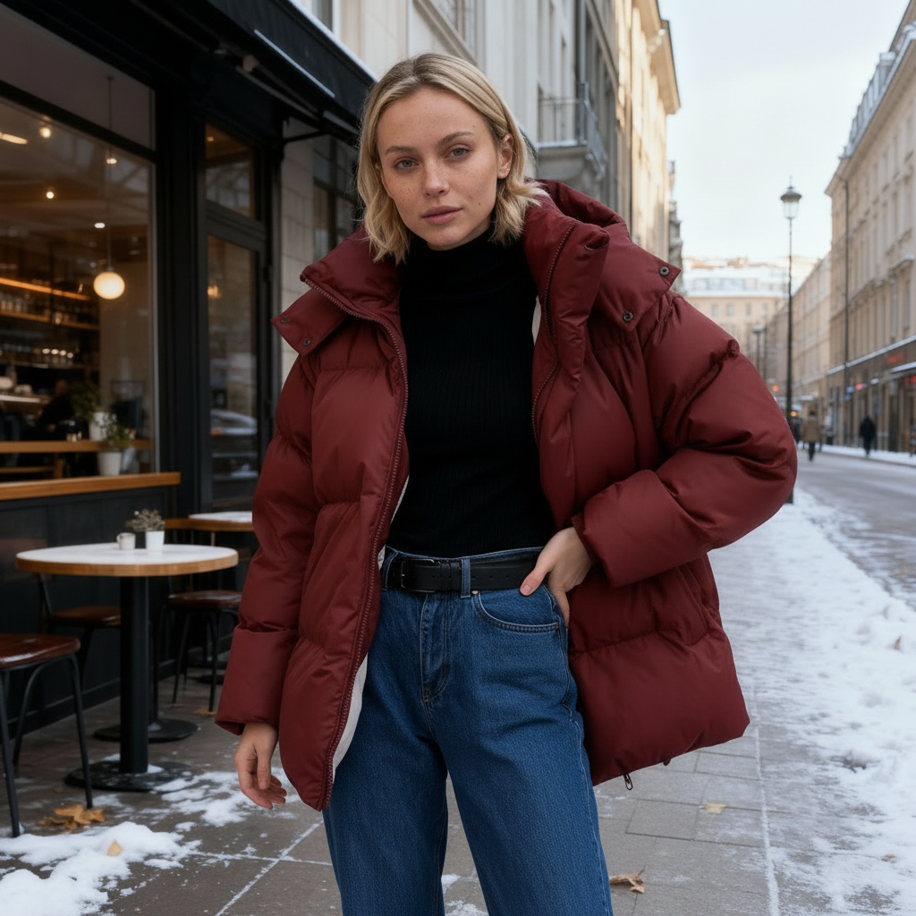 | elegant värmer Jacka för Dam
