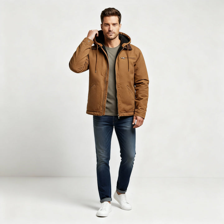 Funktionell vattentät Utomhus vinter parka Jacka med huva Polyester