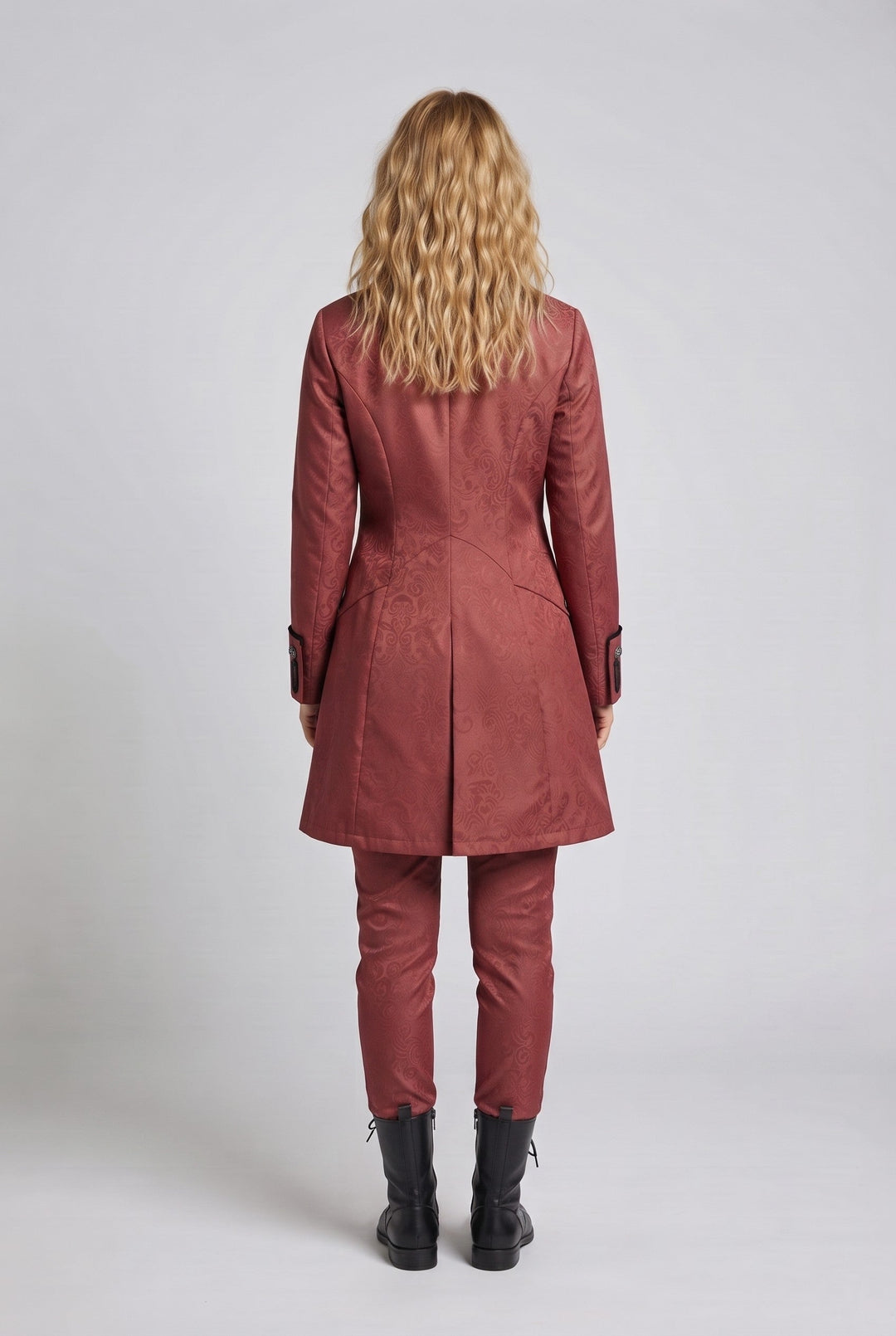 Dam stilren, elegant väst med luxurious embellishments och asymmetric skärning