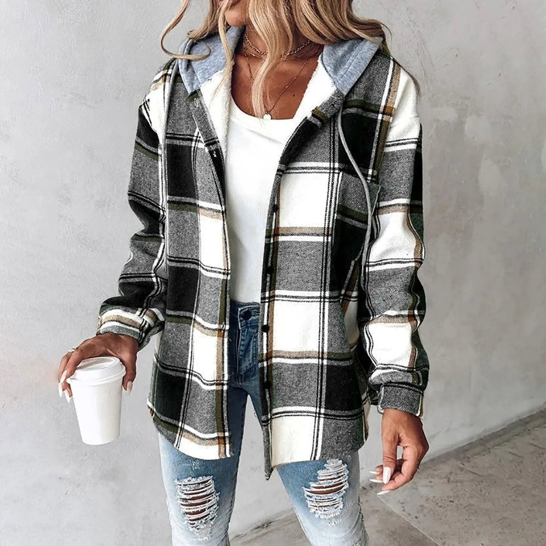 | Blouse jacka med huvaie - Dam mode