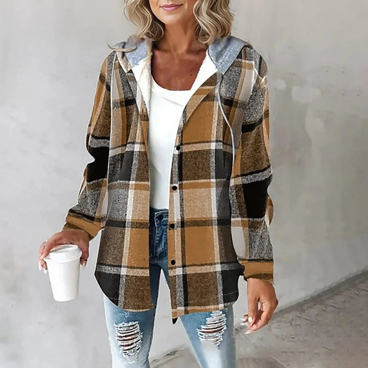 | Blouse jacka med huvaie - Dam mode