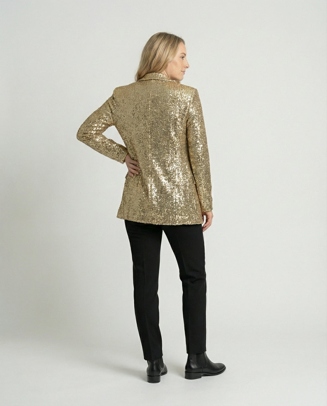 Glitter jacka dam sequins