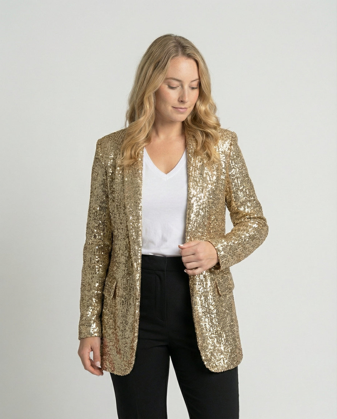Glitter jacka dam sequins