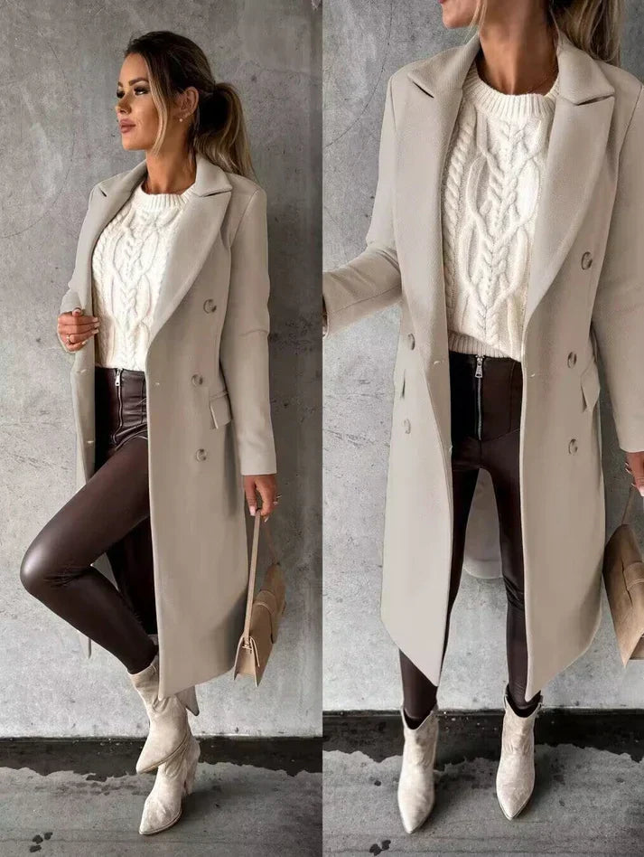 | Lång och elegant vinterjacka