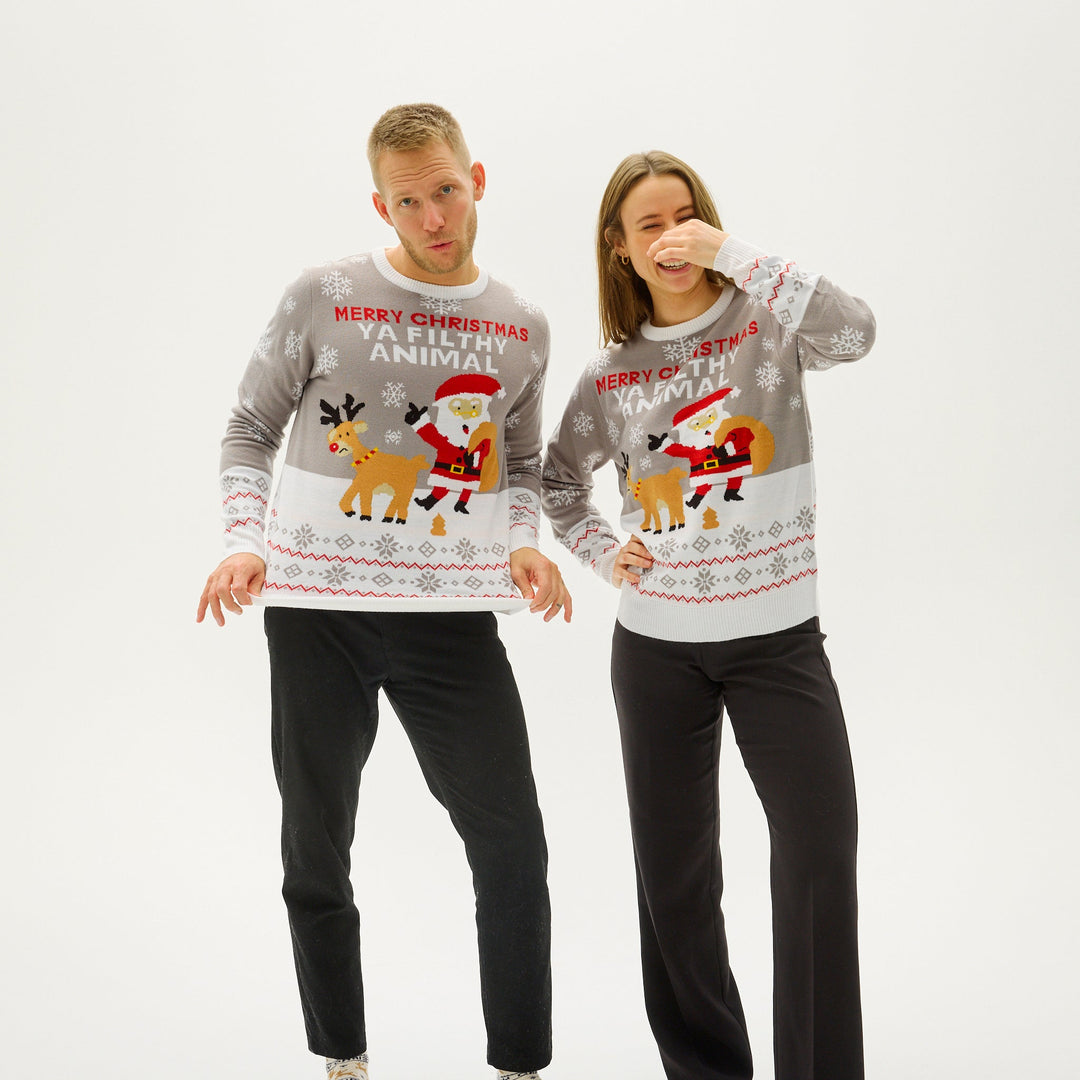Ya Filthy Animal Christmas Tröja Herr
