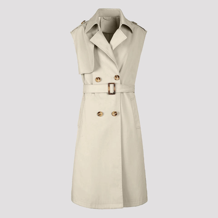 Dam Elegant Sleeveless Trenchcoat