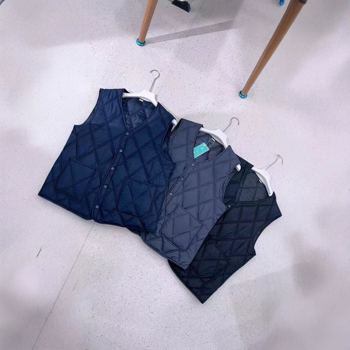 Dam Elegant Quiltad Väst