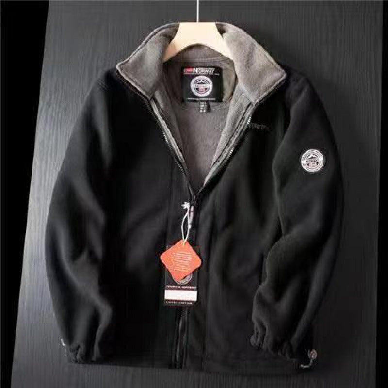 Herr Mjuk Fleece Jacka