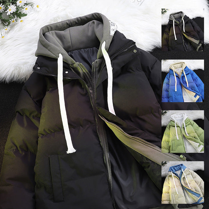 Dam kviltad med huva kviltad jacka med Integrated Sweatliner och två-Layer design