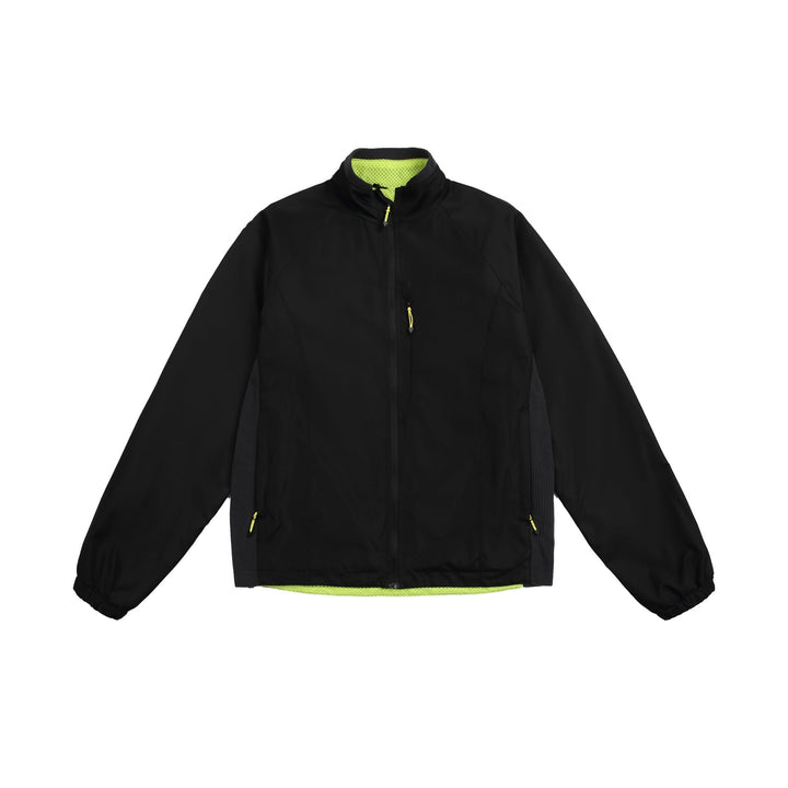 Unisex Lätt Ståkrage Softshell Jacka med Fleece Inner Side och Fickor med Dragkedja