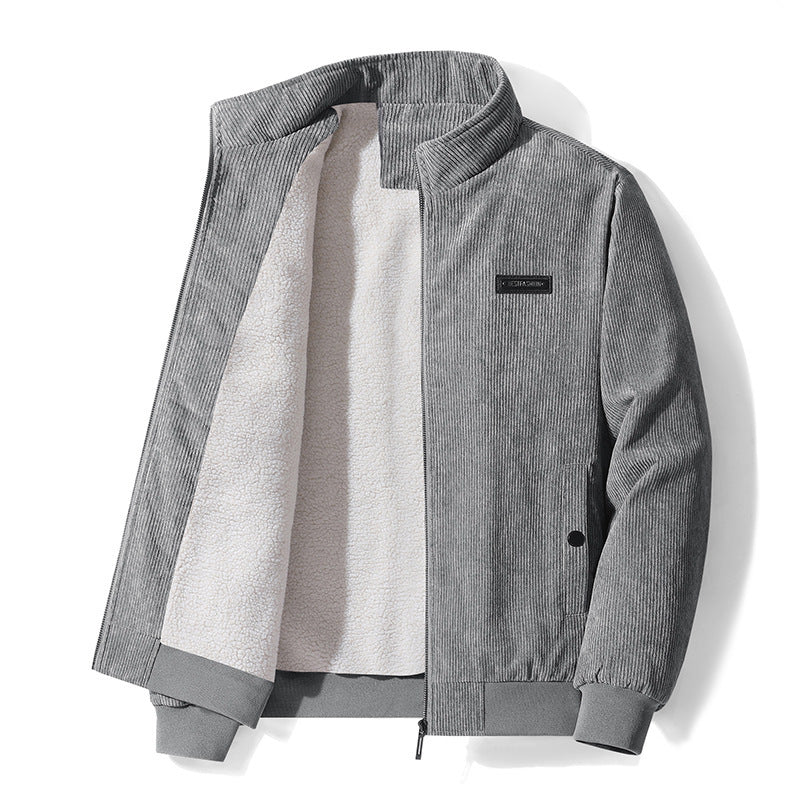 Herr Vindtät Fleece Jacka