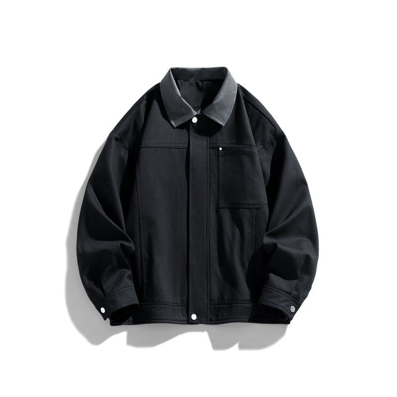 Herr Overshirt med Klassisk Bröstfickor