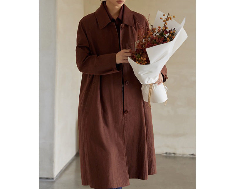 Dam elegant övergångsjacka med modern Accents Drune