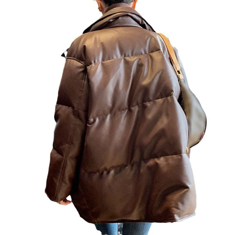 Dam Fashion kviltad jacka med hög krage 1789269028