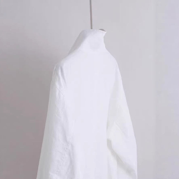 Unisex lätt kort zip anorak med ståkrage