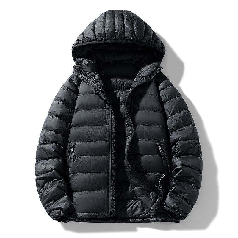 Dam Lätt Gesteppte Kapuzen‑steppjacke med Thermoisolierung