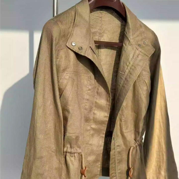 Dam elegant övergångsjacka med hög krage Drune 1789268837