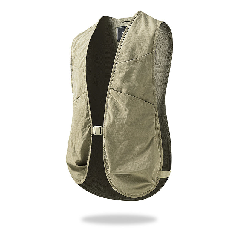 Unisex lätt utilityväst med Mesh Back och Multiple framfickor