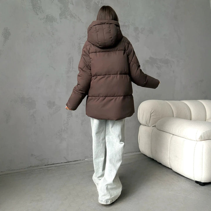 Dam modern oversized dunjacka