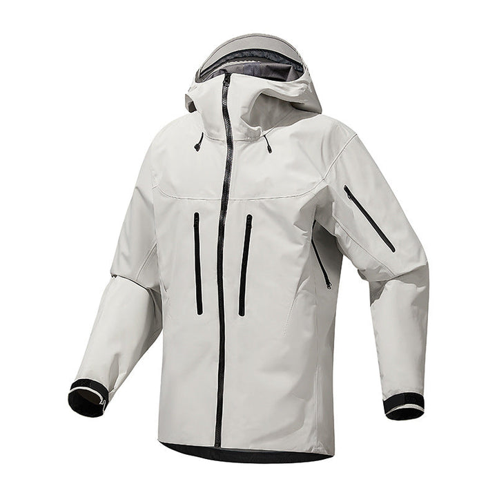 Herr Technical Vattentät Softshell Regnjacka med Welded Sömmar och Vertical Bröstfickor
