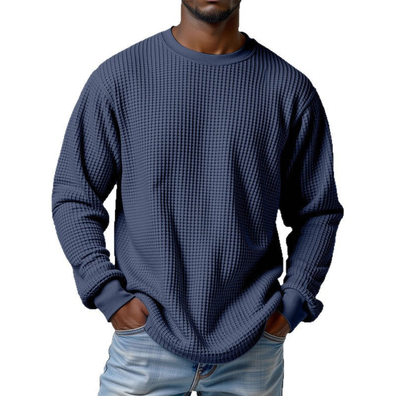 Herr Urban Pullover med Waffle Structure