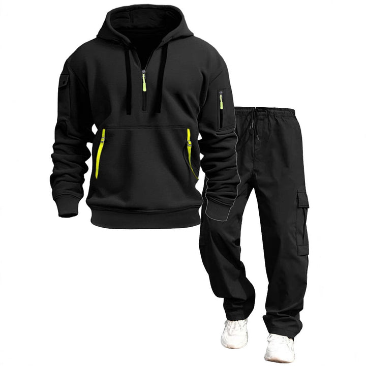 Herr Ledig Luvtröja och Jogging Byxor