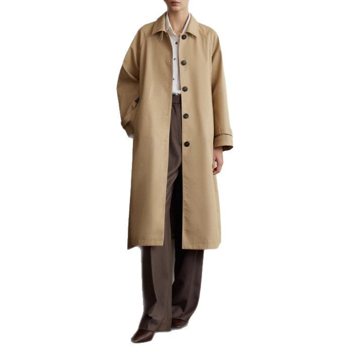 Dam elegant trenchcoat med belted midja Drune