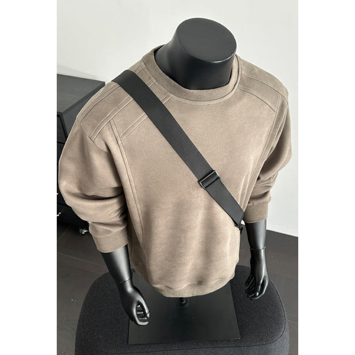 Herr Stilren College-Tröja med Praktisk Axel Strap