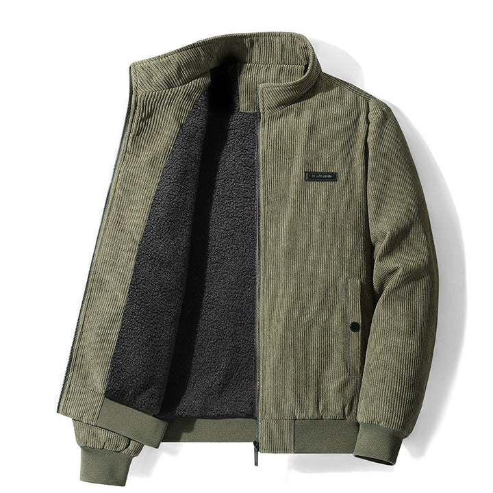 Herr Vindtät Fleece Jacka