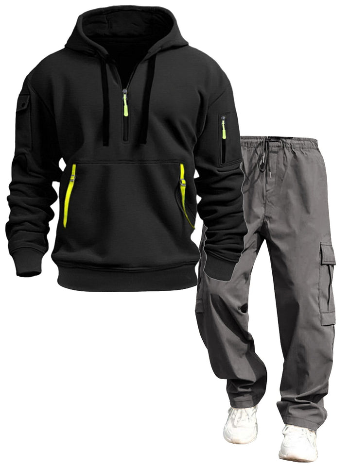 Herr Ledig Luvtröja och Jogging Byxor