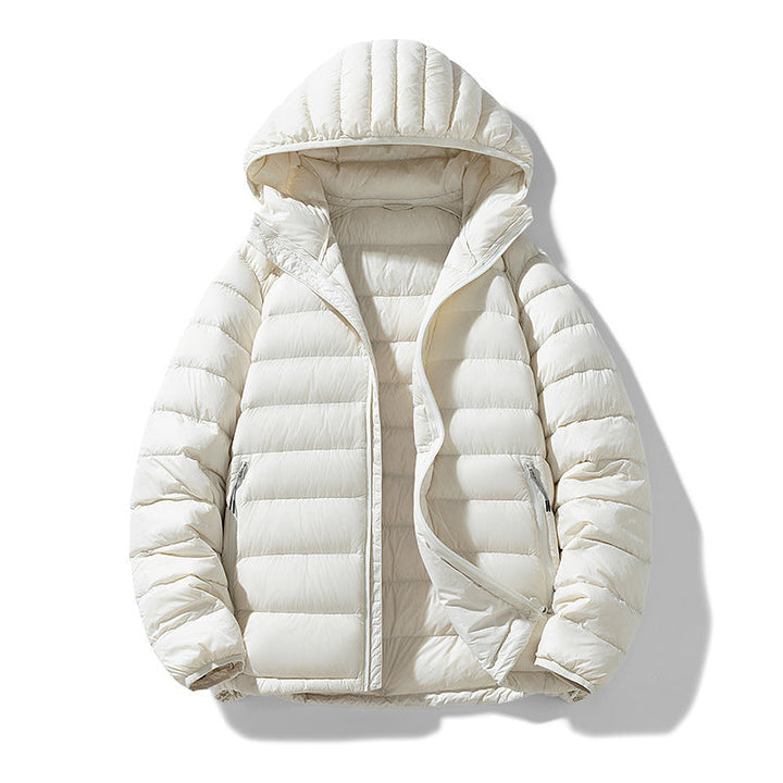 Dam Lätt Gesteppte Kapuzen‑steppjacke med Thermoisolierung