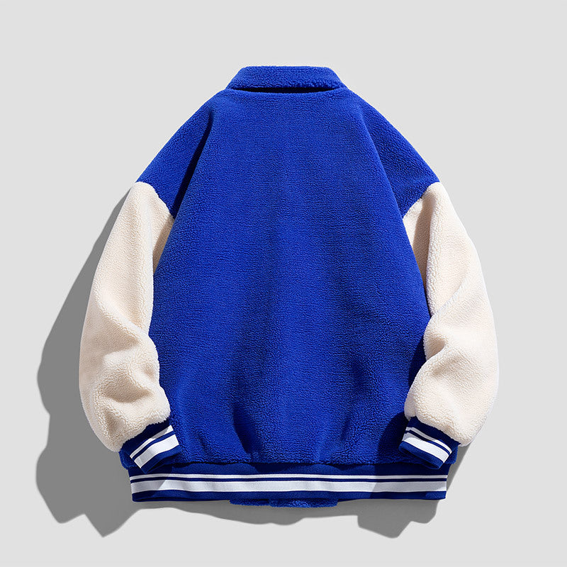 Unisex Modern Collegejacka med Embroidered Logo