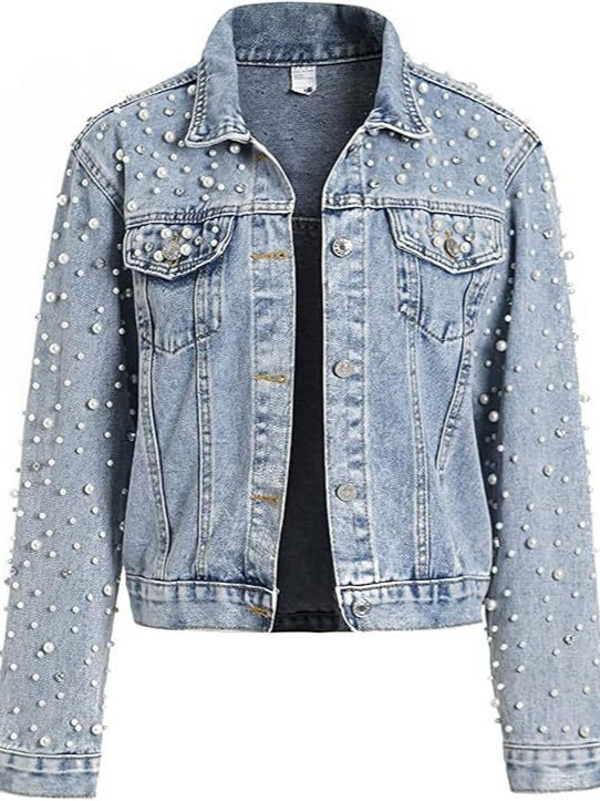 Ledig Jacka med Studs - Durable och Stilren för Daglig Användning