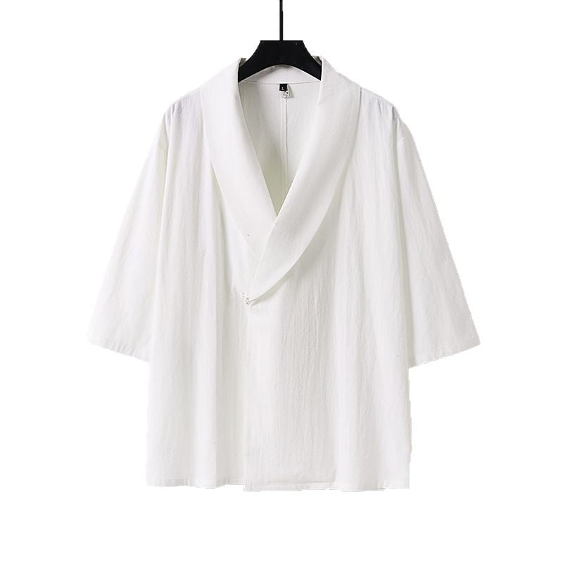 Dam oversize Kimono blazer med shawl krage