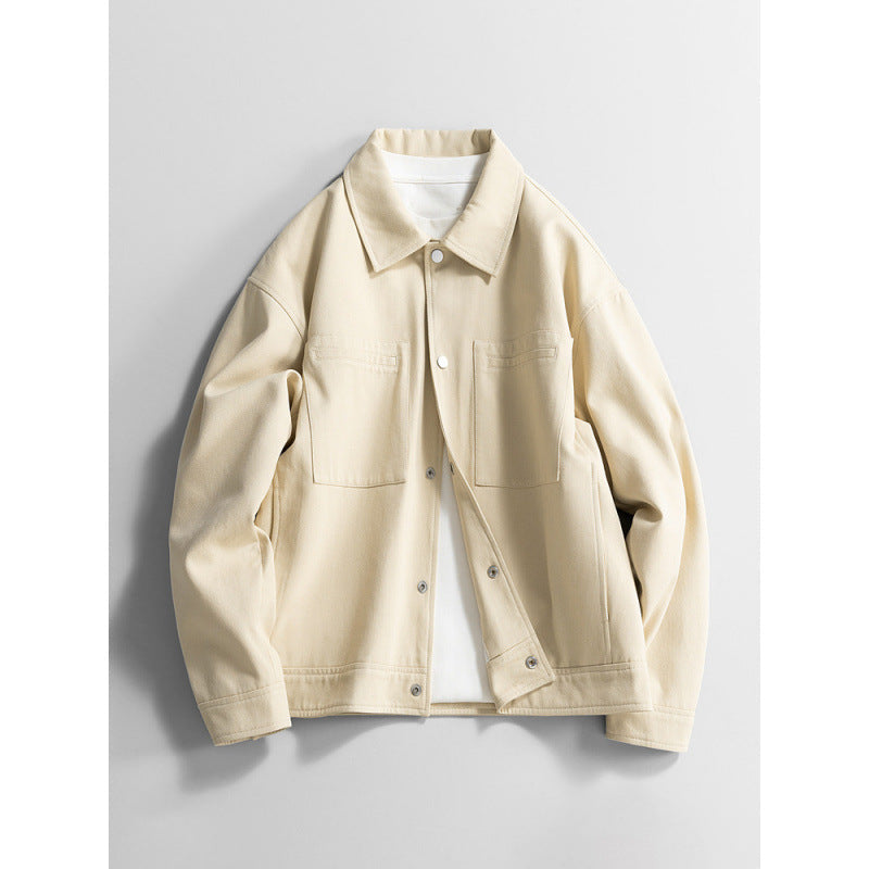 Herr Overshirt med Klassisk Bröstfickor