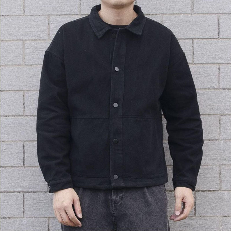 Herr Casual Ytter Jacka i Arbetskläder Stil